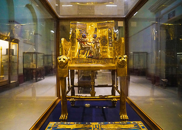 Tutankhamun's Golden Throne