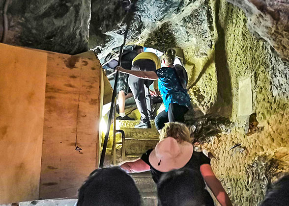 Inside of Pyramid of Khufu