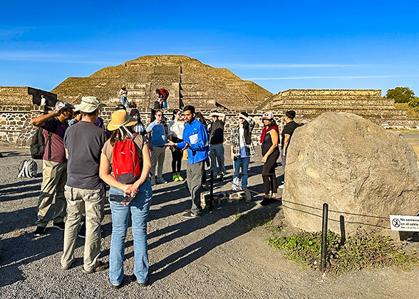 The Pyramids in Teotihuacan