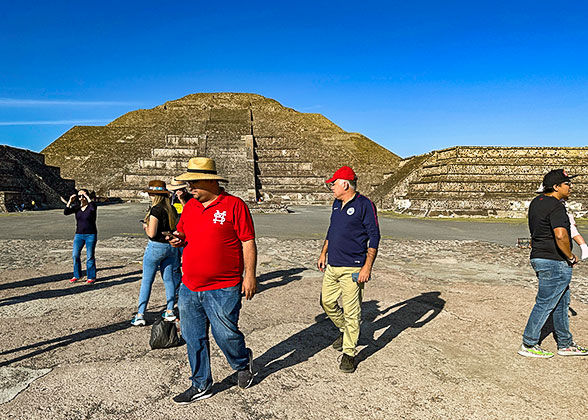 The Pyramids in Teotihuacan