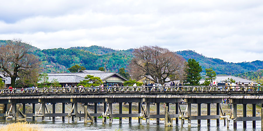 Togetsukyo Bridge in Arashiyama