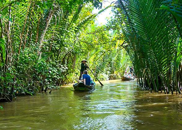 Boat Trip on Mekong River