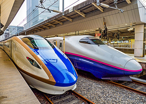 Japan Shinkansen Trains