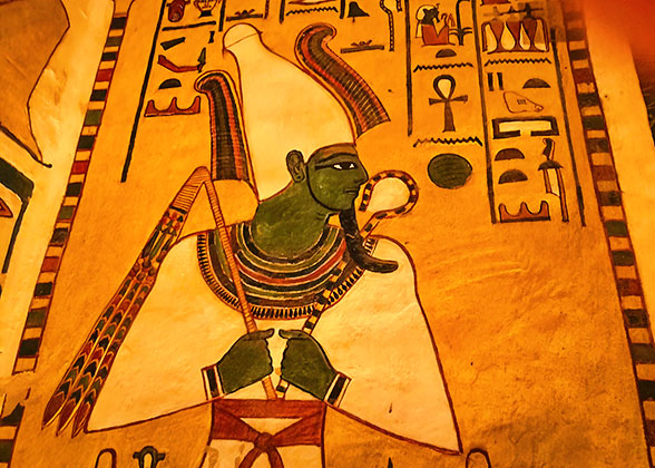 God of Death, Osiris - Look What He is Holding?