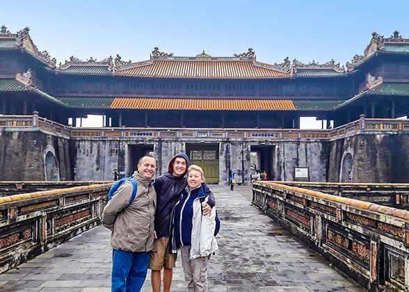 Our Guests at Hue Royal Palace