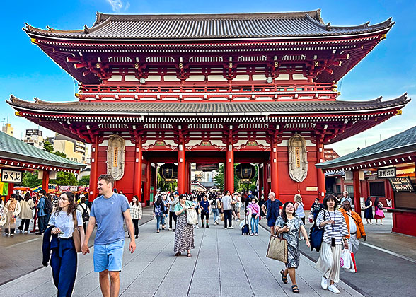 Japan New Year First Temple Visit