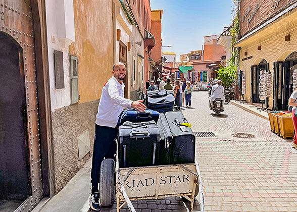 Luggage barrow in Old Medina