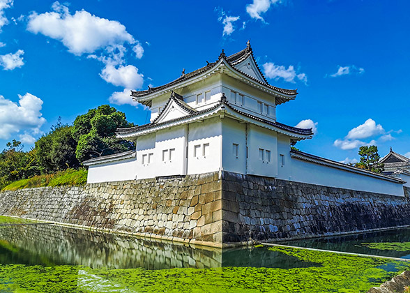 Nijo Castle building on a clear day