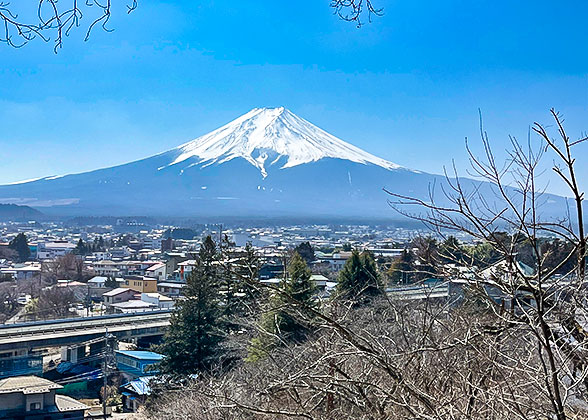 Mt. Fuji in a Distance