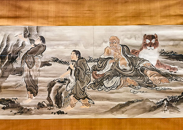 A piece of old painting