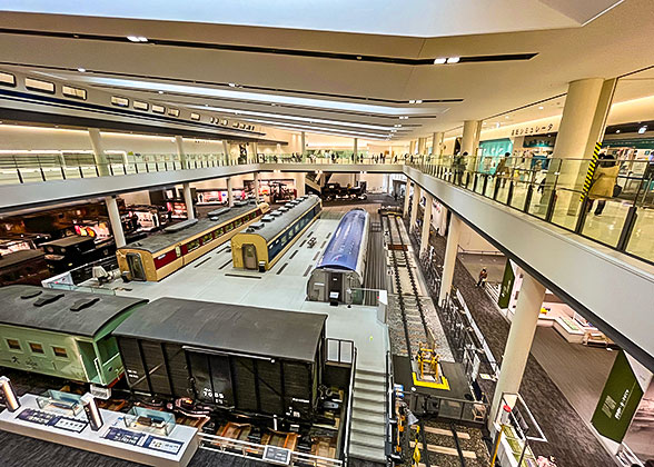 A panoramic view of the interior from 2nd floor