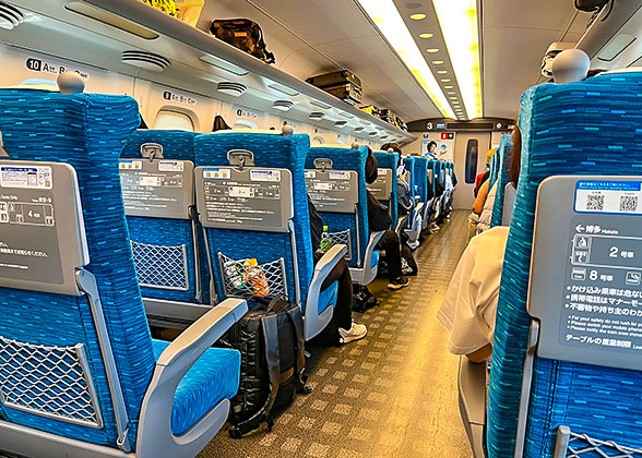 Unreserved Seats on Shinkansen