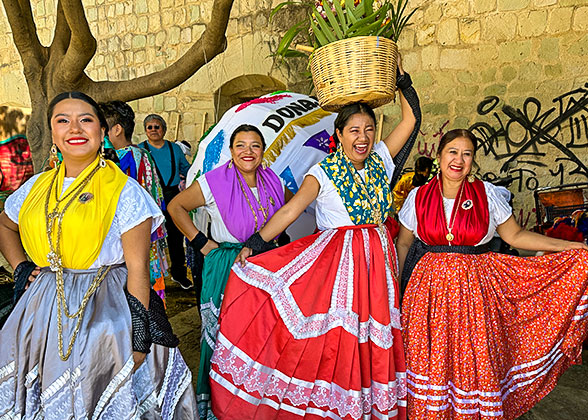 People Dressed in Traditional Clothing