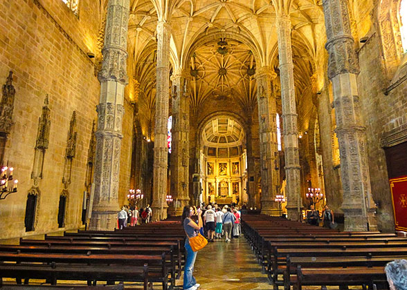 Interior of Jeronimos Monastery