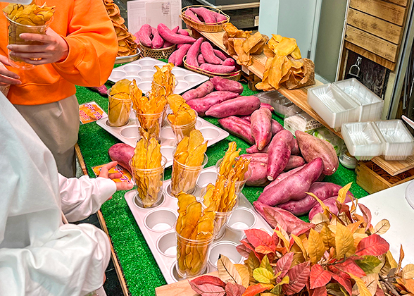 Dried Sweet Potato Served in Cup