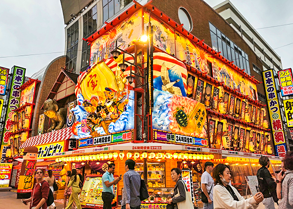 Popular Skewer Store in Shinsekai