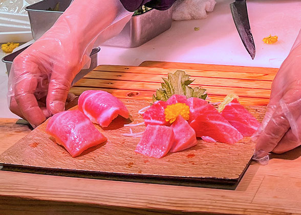 Freshly-Made Sashimi