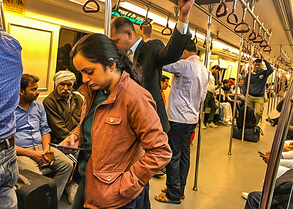 Delhi Metro Interiors