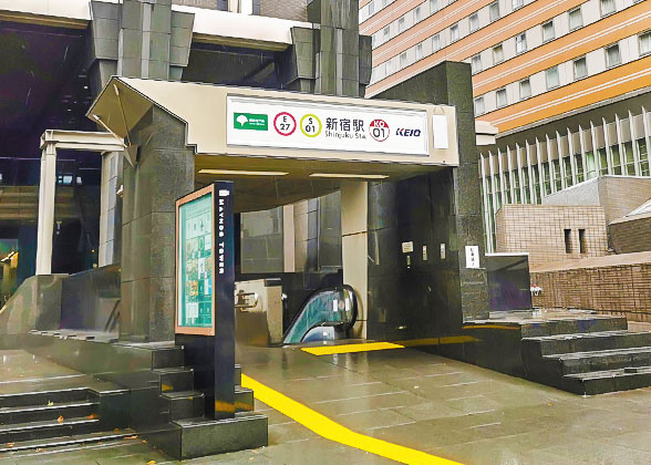 Entrance to the Metro Station, Tokyo