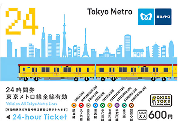 24-Hour Ticket of Tokyo Metro