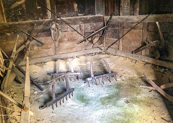 Agriculture Tools Displayed