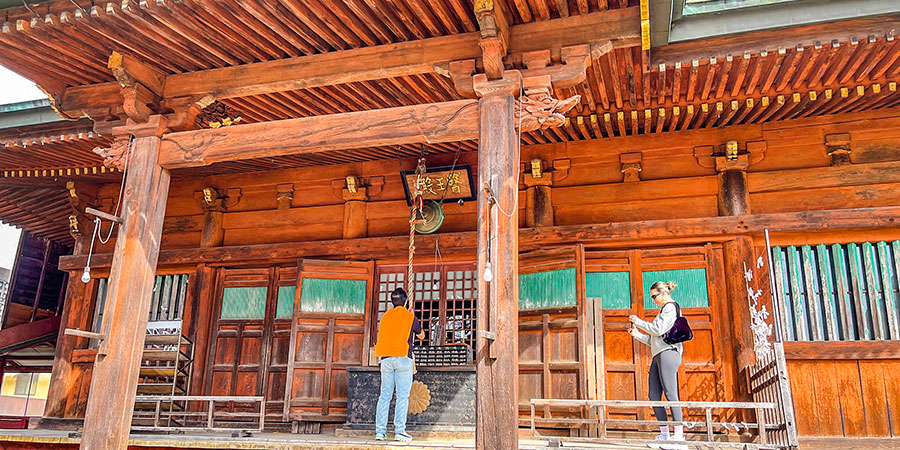 The Main Building in Hida Kokubunji Temple