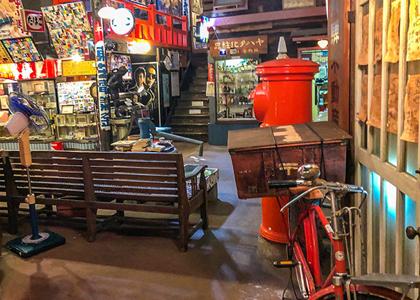 The Street Sceen of Takayama Showa Kan Museum