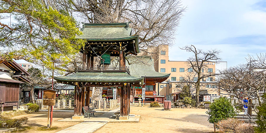 The Bell Tower Gate in Hida Kokubunji Temple