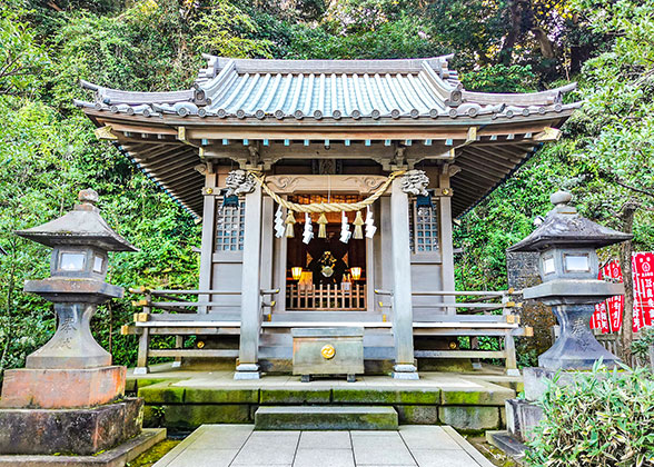 One Building of Enoshima Jinja Shrinejia