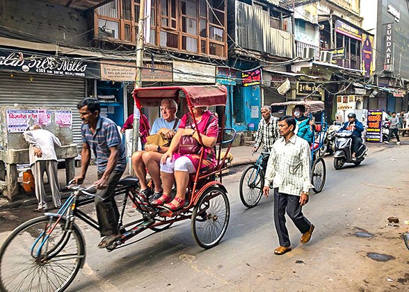 Rickshaw Ride at Chandni Chowk