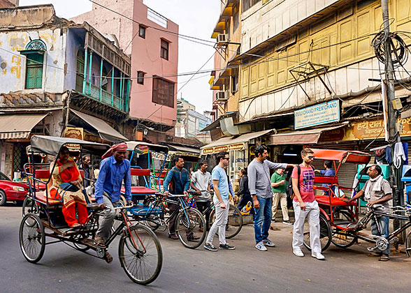 Rickshaw Ride at Chandni Chowk