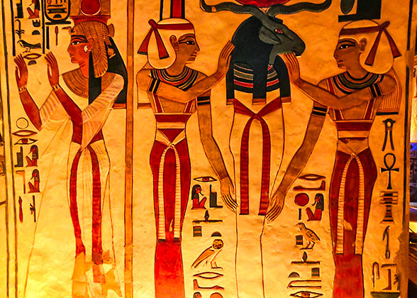 Mural of Pharaoh's Tomb