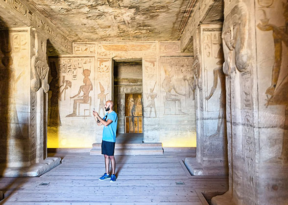 Inside of Abu Simbel