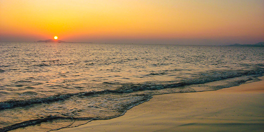 The Sunset on Nokonoshima Island