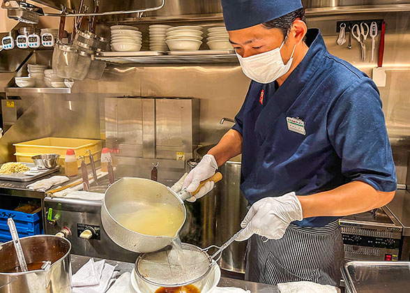 The Staff Who is Cooking Ramen