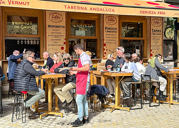Street Scene of Malaga