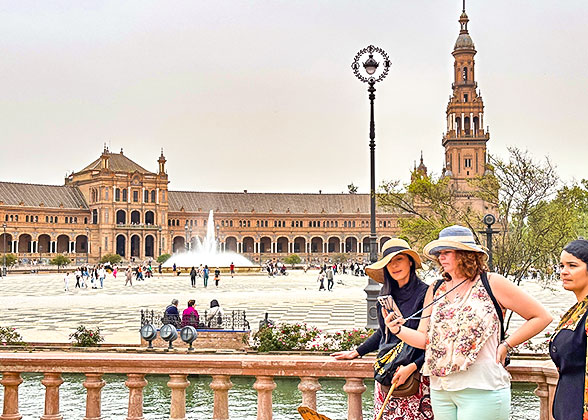 Plaza de Espana in Sevilla