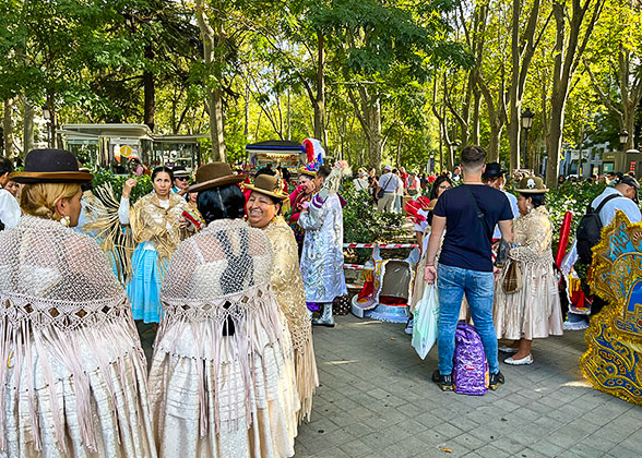 Bustling Seville April Fair