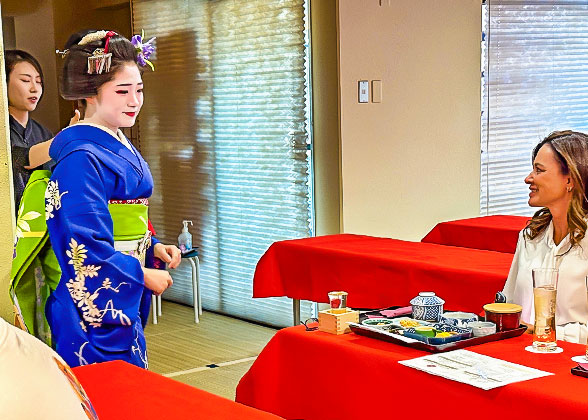 A Maiko at the Cultural Experience Activity