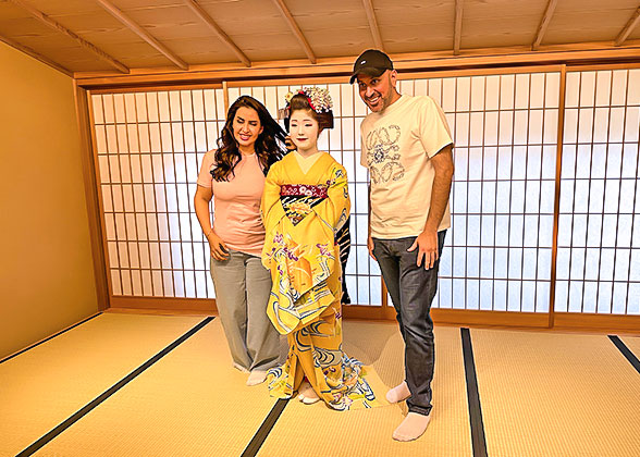 Photos with A Geisha