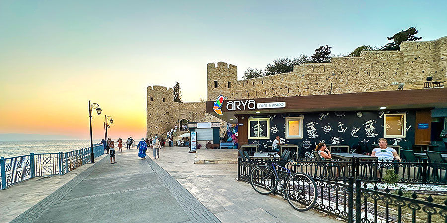 Kusadasi Castle at Sunset