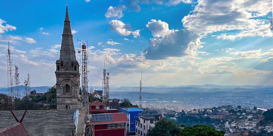 To Look at Antananarivo on a Hill