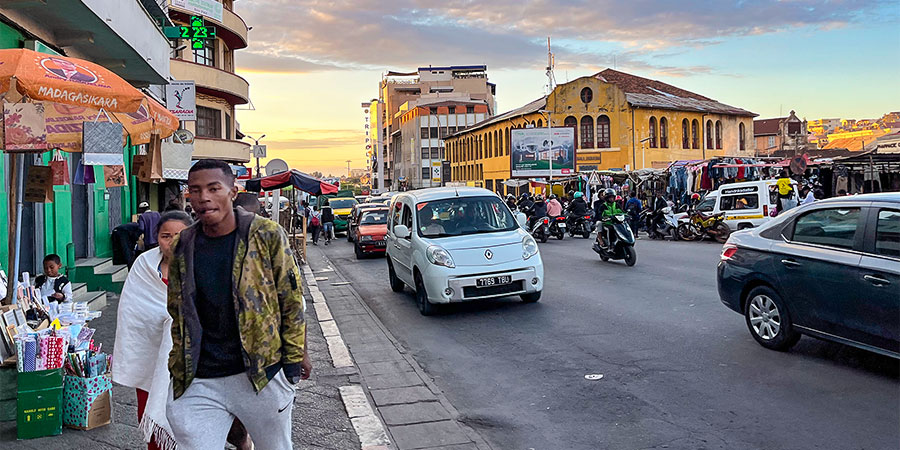 The Street View in Antananarivo in August