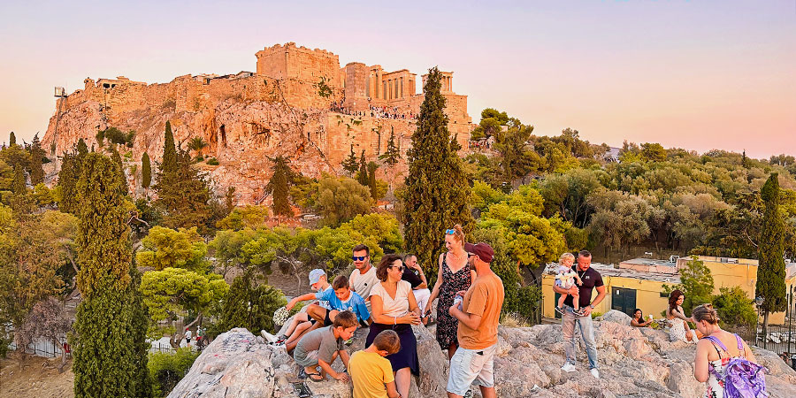Acropolis View from Areopagus Hill