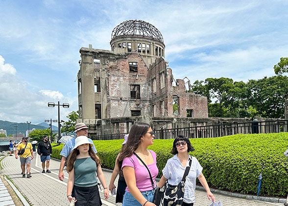 Hiroshima Atomic Bomb Dome in July