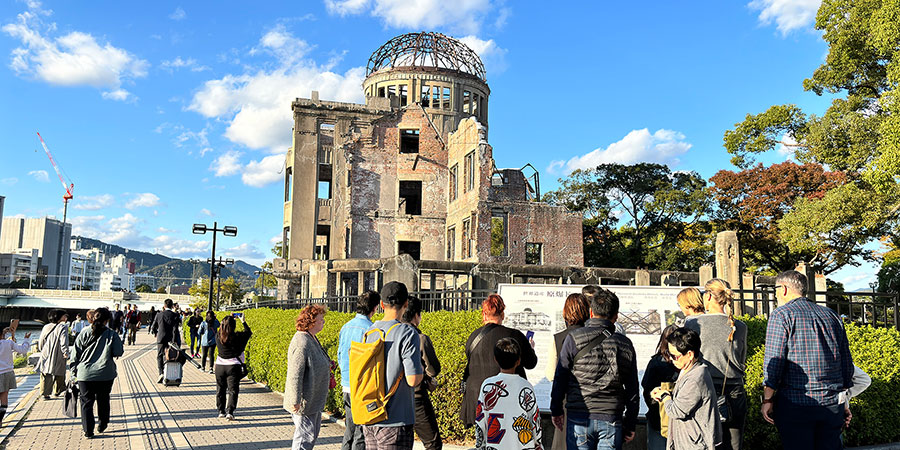 Hiroshima Atomic Bomb Dome in May