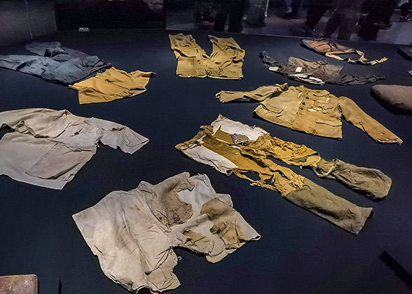 Clothes of victims in Atomic Booming of Hiroshima