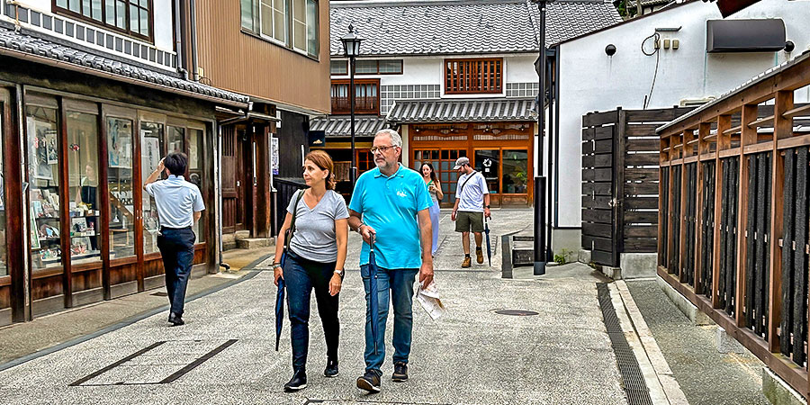 The street of Bikan Historical Area