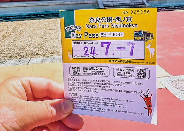 Nara One-Day Bus Pass