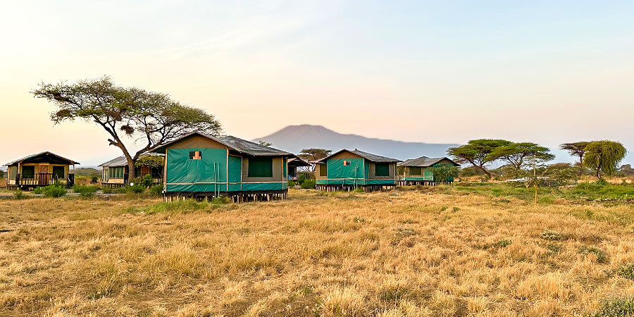 Camp in Amboseli National Park, Kenya